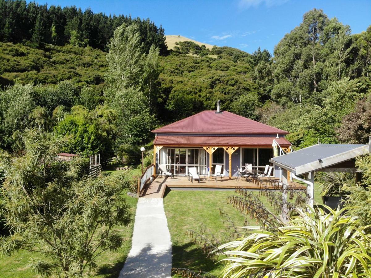 Koromiko Cottage At Lochsloy Farmstay Little River Buitenkant foto